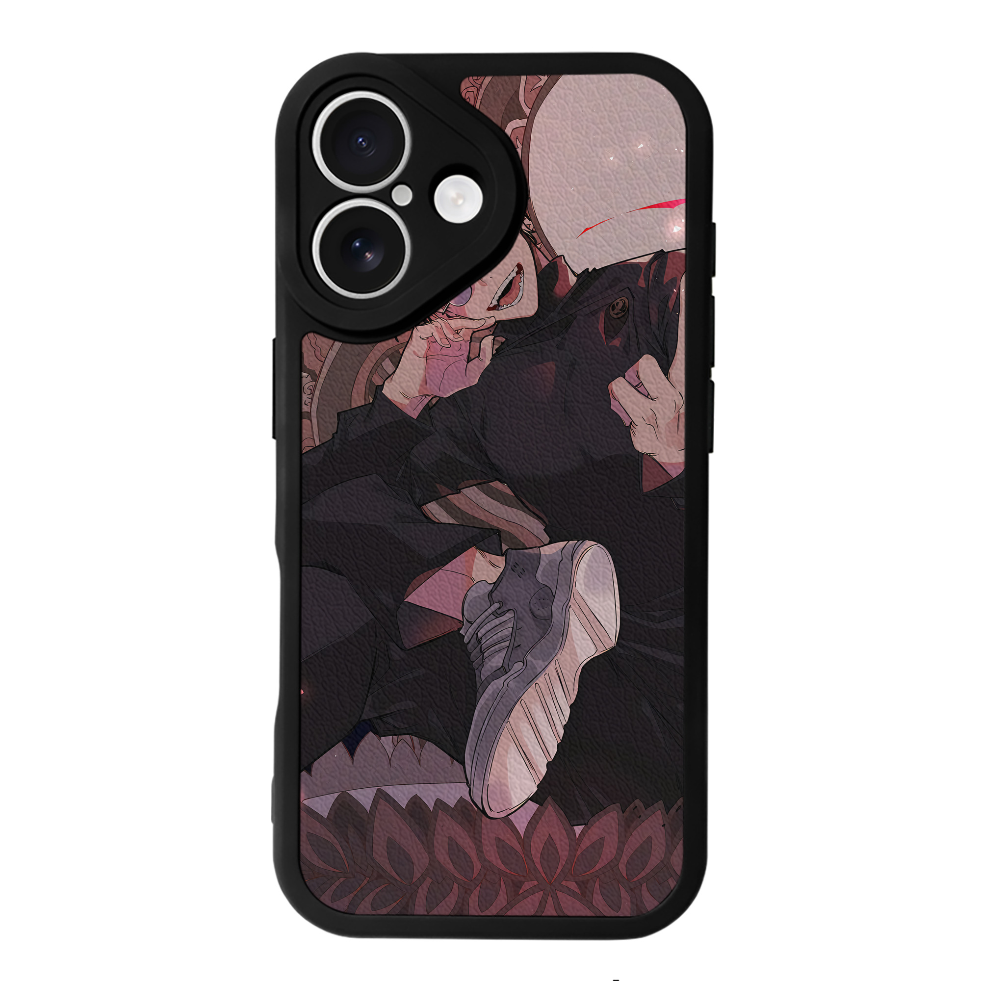 （画像用） 呪術廻戦 Jujutsu Kaisen 【iPhone 16シリーズ対応】シリコンスマホケース（レザー調） 材質：シリコン